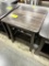 ELM END TABLE 22X22X24 DARK STREAK