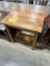 ELM END TABLE 22X22X24 FRUITWOOD