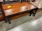 BR AND WORMY MAPLE COFFEE TABLE 22X42X19 ONYX/MICHAELS