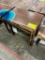 WALNUT END TABLE W EPOXY 24X16X25
