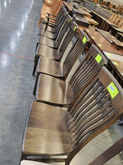CHERRY 6 SIDE CHAIRS 2 ARM CHAIRS