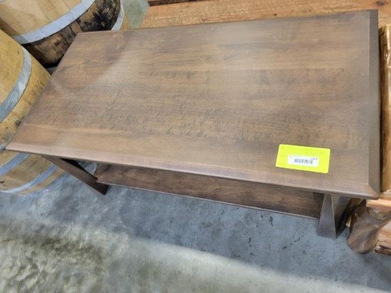 B MAPLE COFFEE TABLE 46X24X20