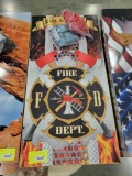 FIRE DEPT CORNHOLE SET
