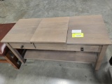 B MAPLE COFFEE TABLE DRIFTWOOD 48X20X22
