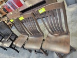 CHERRY SWIVEL SIDE CHAIRS WARM TOFFEE