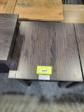 OAK END TABLE 24X22X25 GUNSMOKE