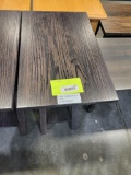 OAK END TABLE 14X22X25 GUNSMOKE