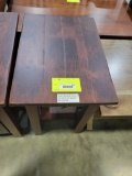 RUSTIC CHERRY END TABLE 16X22X25 BOSTON