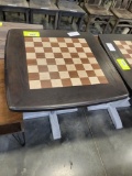 OAK MAPLE WALNUT CHESS TABLE EBONY ANTIQUE VALLEY 29X29X33