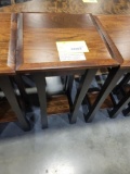 B MAPLE PLANT STAND 14X14X29 ONYX/MICHAELS