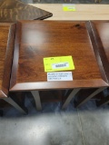 RUSTIC CHERRY PLANT STAND 14X14X29 MICHAELS