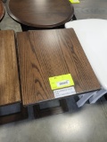 RUSTIC HICKORY SOFA SERVER 15X18X24 CAPPUCCINO