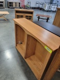 OAK SHELF CABINET 48X13X36