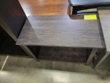 OAK END TABLE 30X15X21