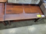 RUSTIC CHERRY COFFEE TABLE 42X22X19 MICHAELS