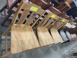 RECLAIMED OAK 24 IN BAR CHAIR