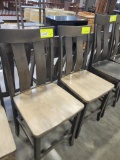 B MAPLE 24 IN BAR CHAIR