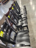 B MAPLE 3 SIDE CHAIRS 2 ARM CHAIRS 18 IN