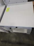 B MAPLE WHITE END TABLE 24X24X24