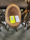WALNUT LIVE EDGE END TABLE 10X20X24 NATURAL