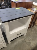 MAPLE SMALL KITCHEN CABINET 27X19X32 WHITE/BLACK