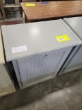 MAPLE TRASH CONTAINER 24X14X32 PAINTED LT GREY