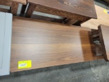 WALNUT COFFEE TABLE 48X21X20 CLEARCOAT