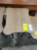 TIGER MAPLE END TABLE 18X22X27 CADO GREY