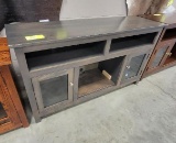 BR MAPLE TV STAND 60X18X33 ANTIQUE SLATE