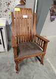 OAK CABIN ROCKER 24X19X45 MICHAELS CHERRY