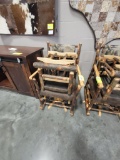 HICKORY CABIN ROCKER W OTTOMAN