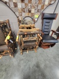HICKORY CABIN ROCKER W OTTOMAN