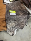 BRAZILIAN COWHIDE RUG BLACK AND WHITE 88X80