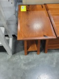 RUSTIC HICKORY SIDE TABLE 14X22X24