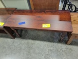RUSTIC CHERRY COFFEE TABLE 42X18X19 CHERRY
