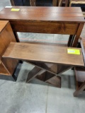 BR MAPLE OCCASIONAL TABLE 30X9X26