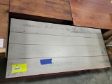 OAK AND MAPLE COFFEE TABLE 48X22X18 TWO TONE