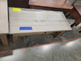 OAK AND MAPLE COFFEE TABLE 42X18X18 TWO TONE