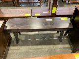 OAK 4FT BENCH GRAY STONE