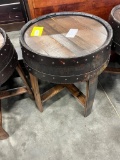 QSWO BARREL END TABLE 21X26 PROVINCIAL