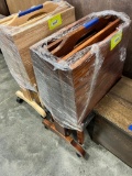 OAK TV TRAYS SET OF 4 MICHAELS
