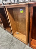 RED OAK BOOKCASE 36X12X60 FRUITWOOD