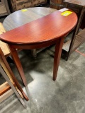 BR MAPLE HALF ROUND TABLE 12X12X30 MISSION MAPLE