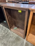 RED OAK BOOKCASE 36X12X48 DARK STREAK
