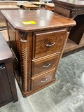 CHERRY FILING CABINET 27X24X33