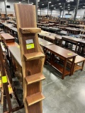 WALNUT STANDING SHELF 15X20X72 NATURAL