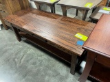 OAK COFFEE TABLE 48X20X18 ASBURY