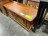 HICKORY COFFEE TABLE 42X18X18 VINTAGE ANTIQUE