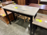 BR MAPLE SOFA TABLE 15X42X30 ONYX/GRAY