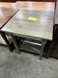 WORMY MAPLE END TABLE 22X22X24 BELAIR